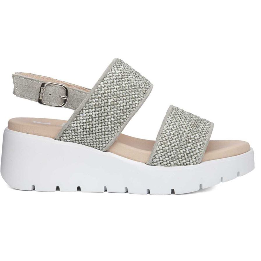 Callaghan 32001 Bera Women's Wedge Sandals Green | DLZOYB