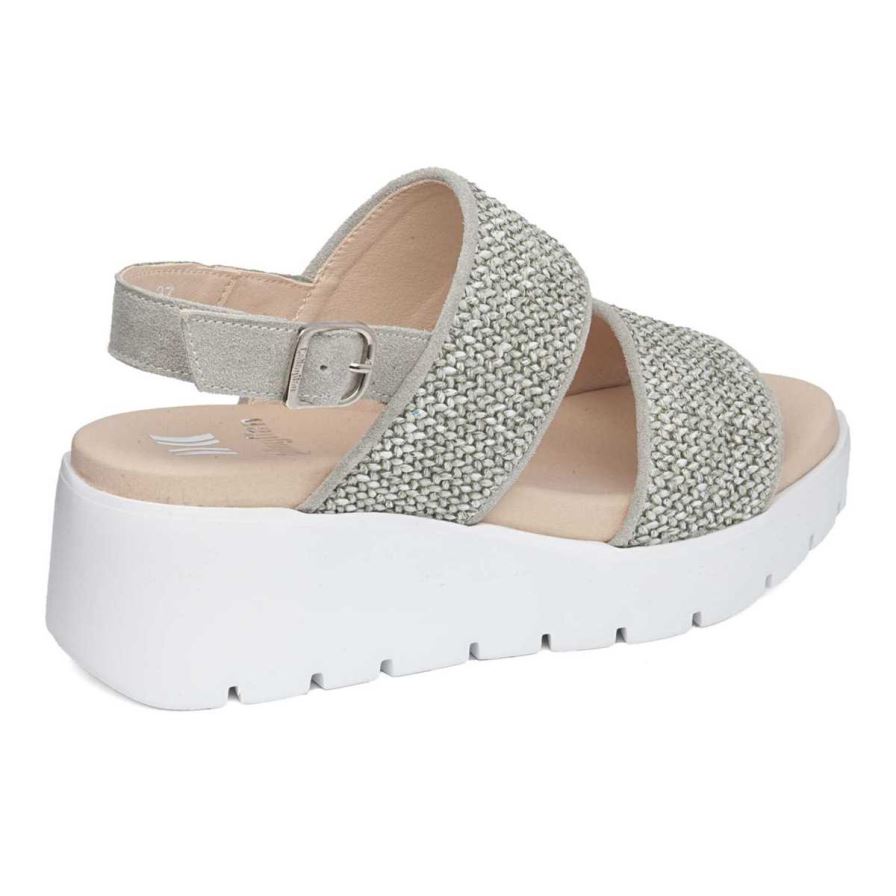 Callaghan 32001 Bera Women's Wedge Sandals Green | DLZOYB