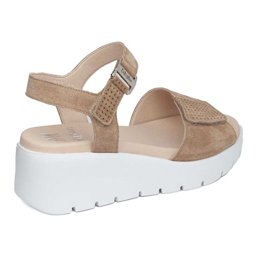 Callaghan 32002 Bera Women's Wedge Sandals Brown | BLRCEK
