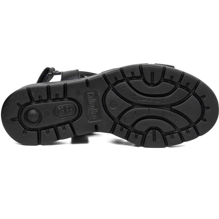 Callaghan 32005 Bera Women's Platform Sandals Black | NELAMS
