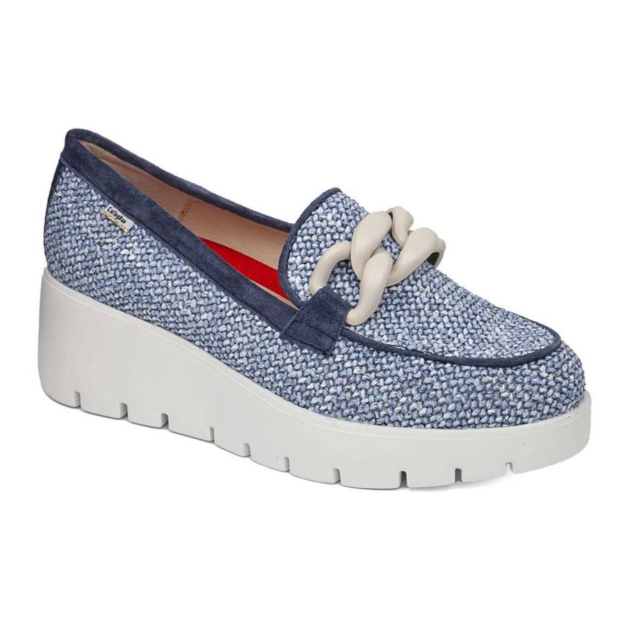 Callaghan 32100 Amal Women\'s Platform Shoes Navy | FDVENI