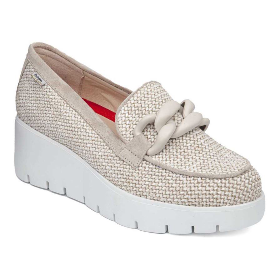 Callaghan 32100 Amal Women\'s Platform Shoes Beige | GLHZVB
