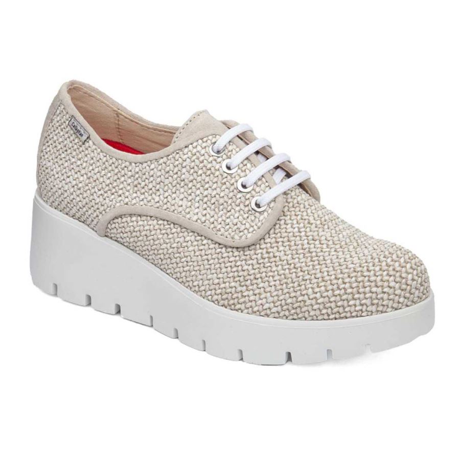 Callaghan 32101 Amal Women\'s Platform Shoes Beige | FTSAGW