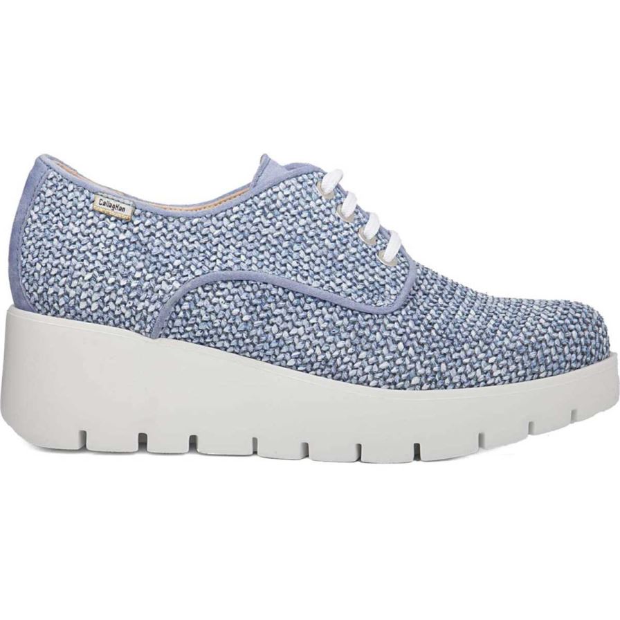 Callaghan 32101 Amal Women's Platform Shoes Blue | WPNTMU