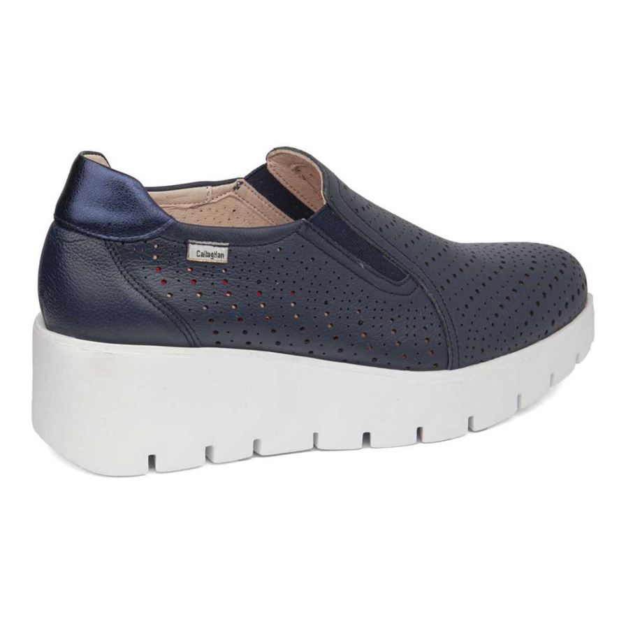 Callaghan 32103 Amal Women's Platform Shoes Navy | MNJPQK
