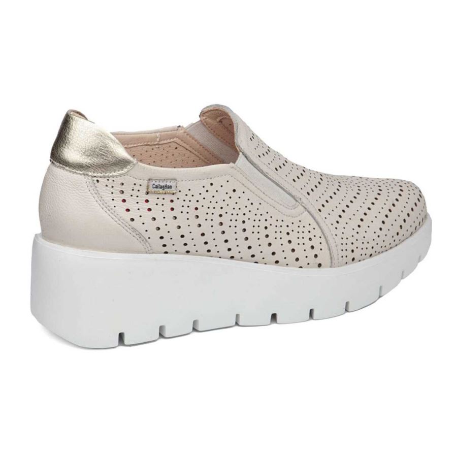 Callaghan 32103 Amal Women's Platform Shoes White | MWHIBU