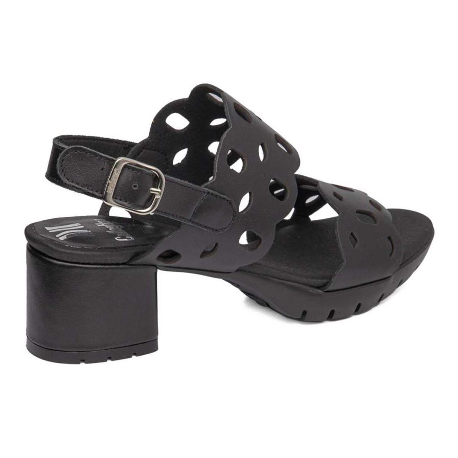 Callaghan 32303 Matera Women's Heels Sandals Black | YDZLFI