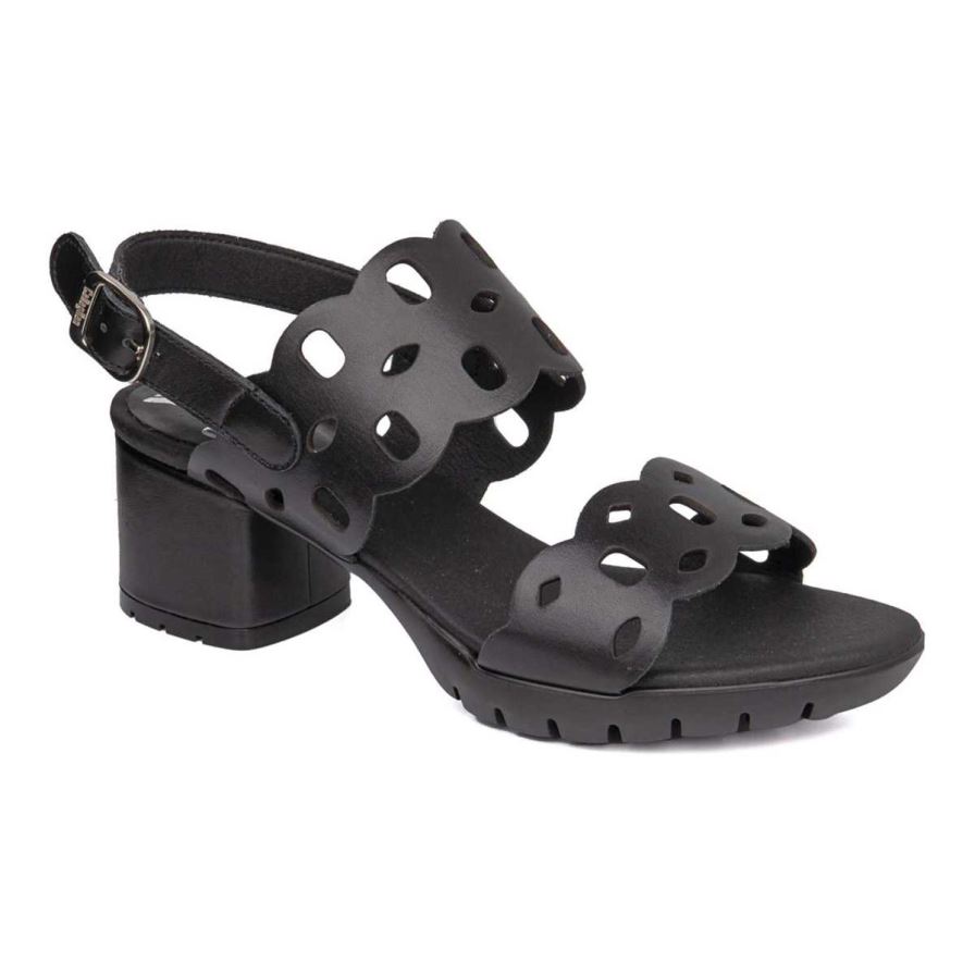 Callaghan 32303 Matera Women\'s Heels Sandals Black | YDZLFI