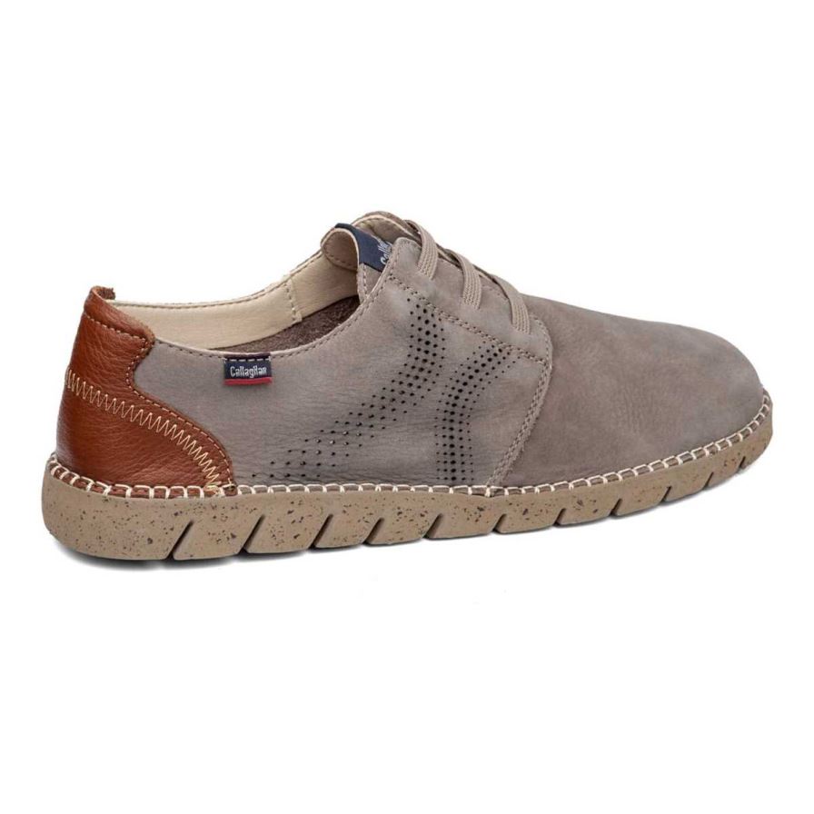Callaghan 43200 Viz Men's Lace Up Shoes Beige | KINPGY