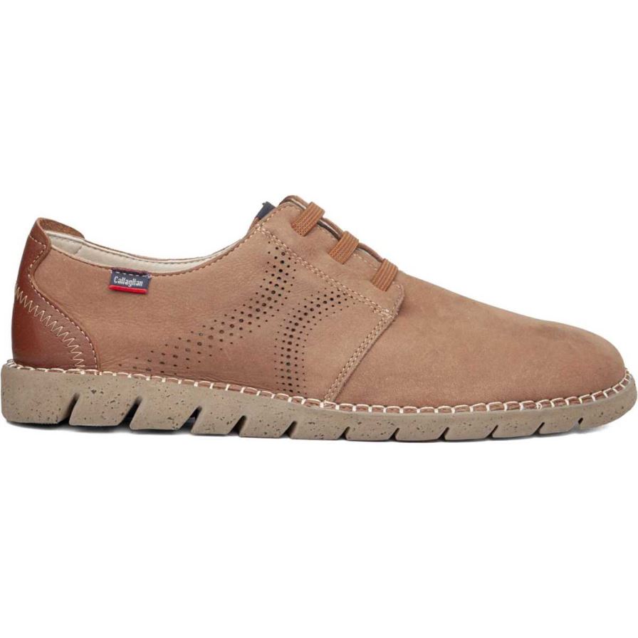 Callaghan 43200 Viz Men's Lace Up Shoes Brown | YPURMJ