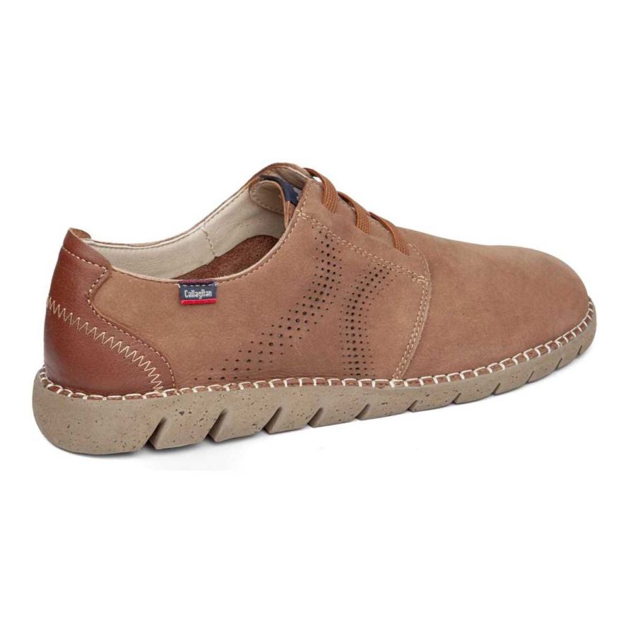 Callaghan 43200 Viz Men's Lace Up Shoes Brown | YPURMJ