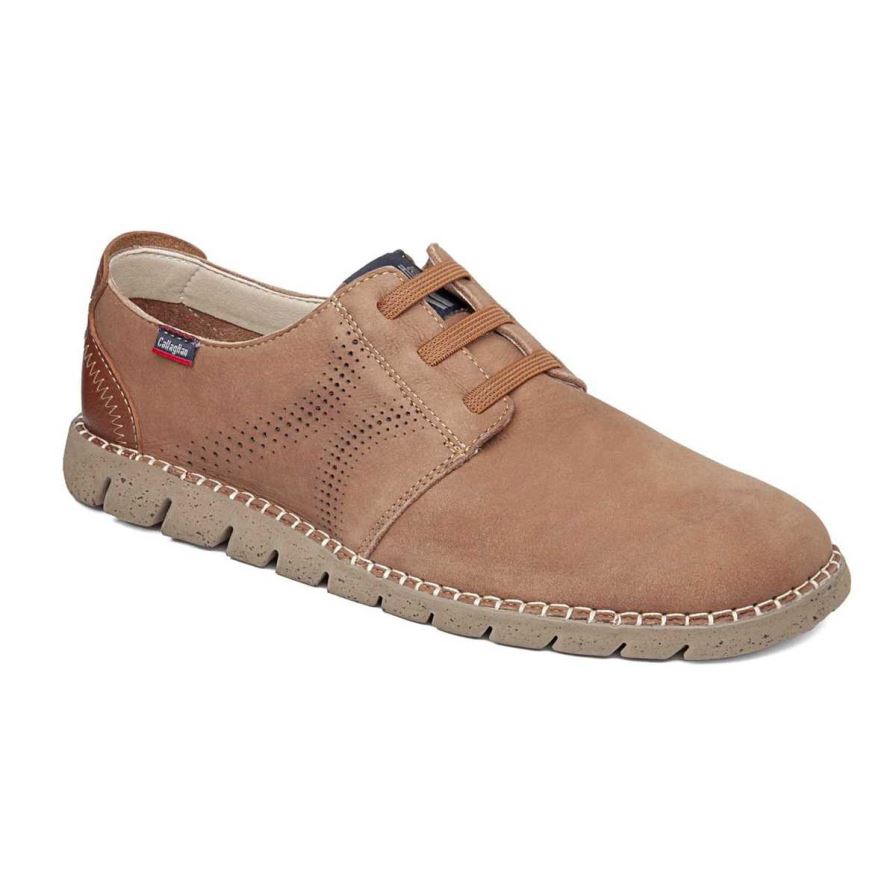 Callaghan 43200 Viz Men\'s Lace Up Shoes Brown | YPURMJ
