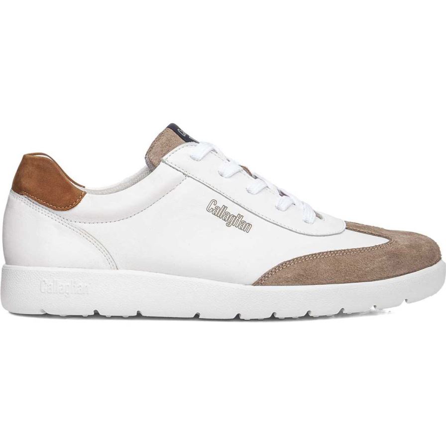 Callaghan 43708 Amanci Men's Sneakers White | BKZMDF