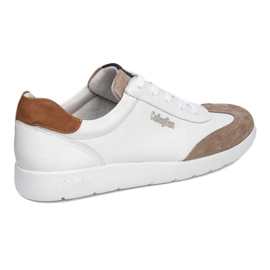 Callaghan 43708 Amanci Men's Sneakers White | BKZMDF