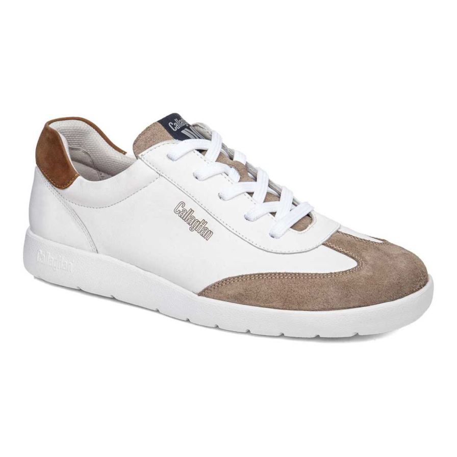 Callaghan 43708 Amanci Men\'s Sneakers White | BKZMDF