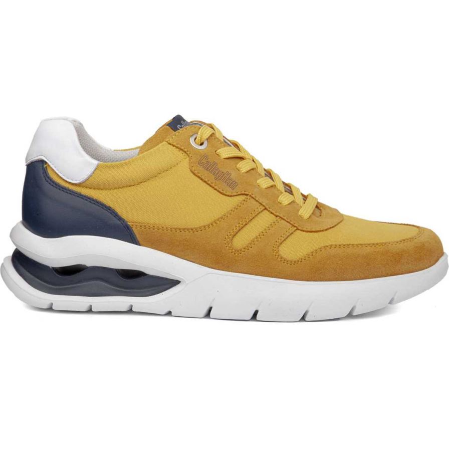Callaghan 45416 Vento Men's Sneakers Yellow | BVYPDK