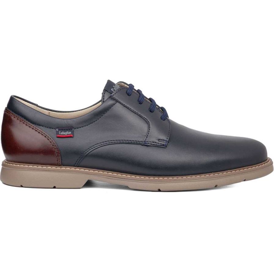 Callaghan 46700 Upam Men's Dress Shoes Navy | AXDMPK