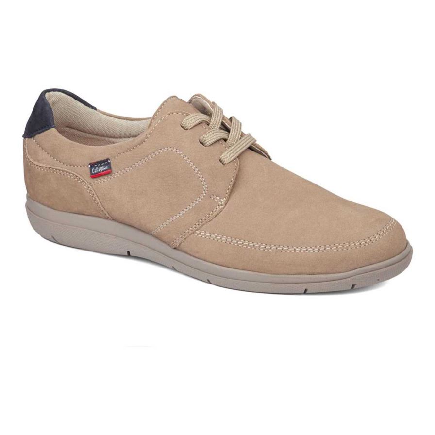 Callaghan 46804 Duna Men\'s Lace Up Shoes Beige | XTHJIS