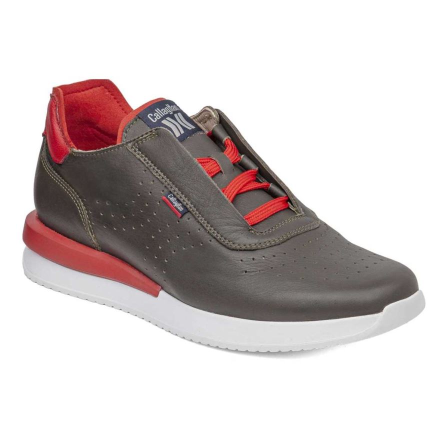 Callaghan 51101 Moses Men\'s Sneakers Dark Brown | JFXZLD