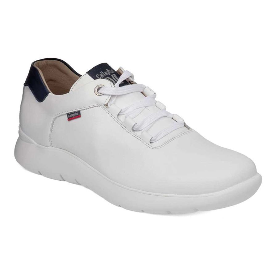 Callaghan 51300 Nuvole Men\'s Sneakers White | KMTJPF