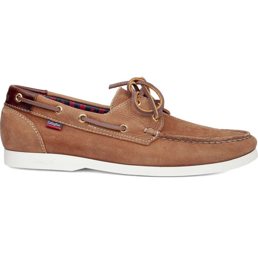 Callaghan 51600 Yate Men's Boat Shoes Brown | OGTUBR