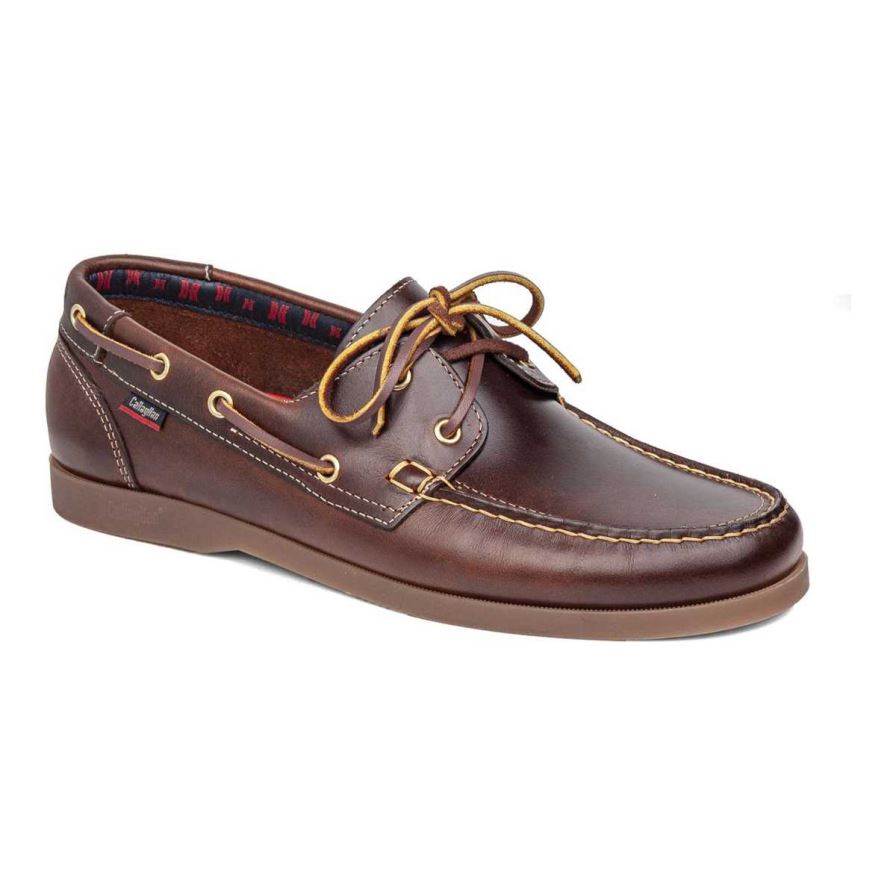 Callaghan 51600 Yate Men\'s Boat Shoes Brown | YCRNAF