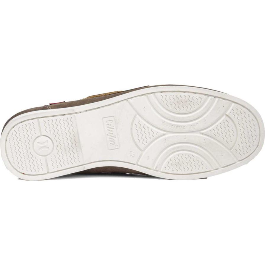 Callaghan 51600 Yate Men's Boat Shoes Olive | WGESIT