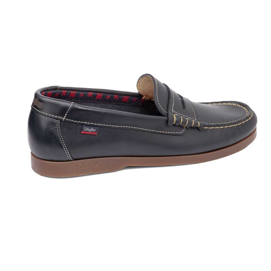 Callaghan 51602 Yate Men's Loafers Black | OABTIS