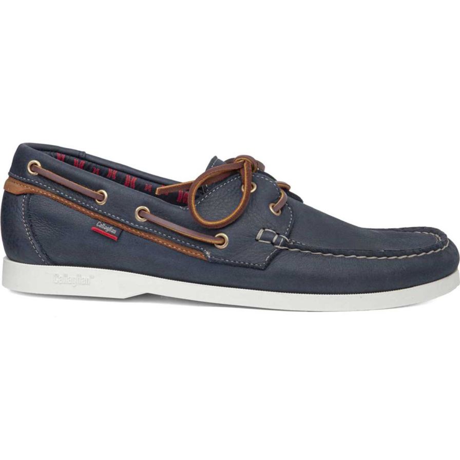 Callaghan 51603 Yate Men's Boat Shoes Navy | WHXVBK