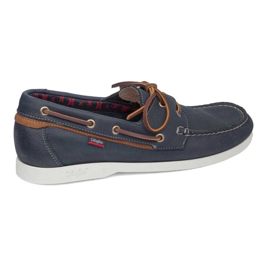 Callaghan 51603 Yate Men's Boat Shoes Navy | WHXVBK