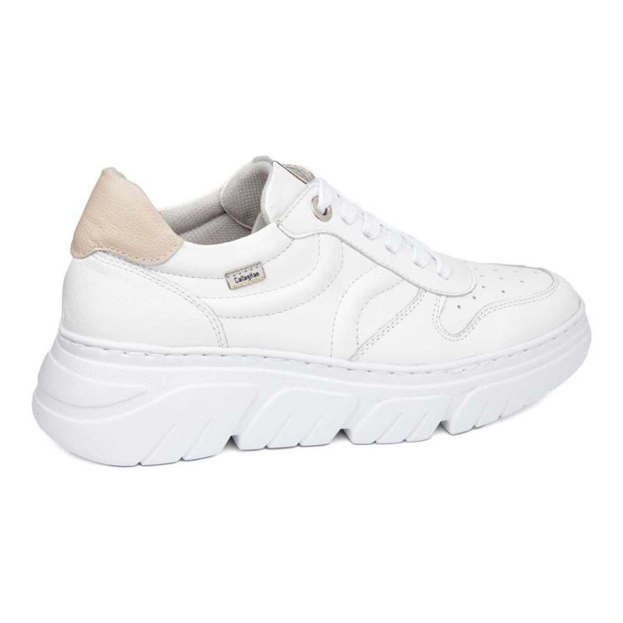 Callaghan 51806 Baccara Women's Platform Shoes White | FHSATQ