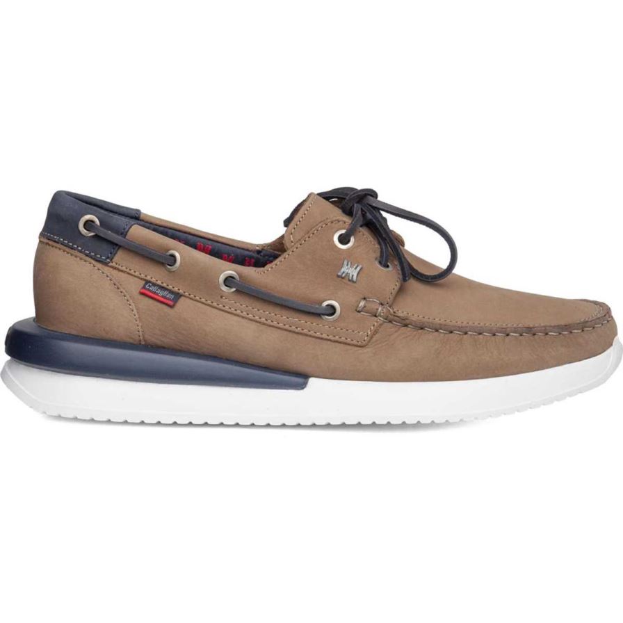 Callaghan 52100 Moses Men's Boat Shoes Beige | PFCQOR