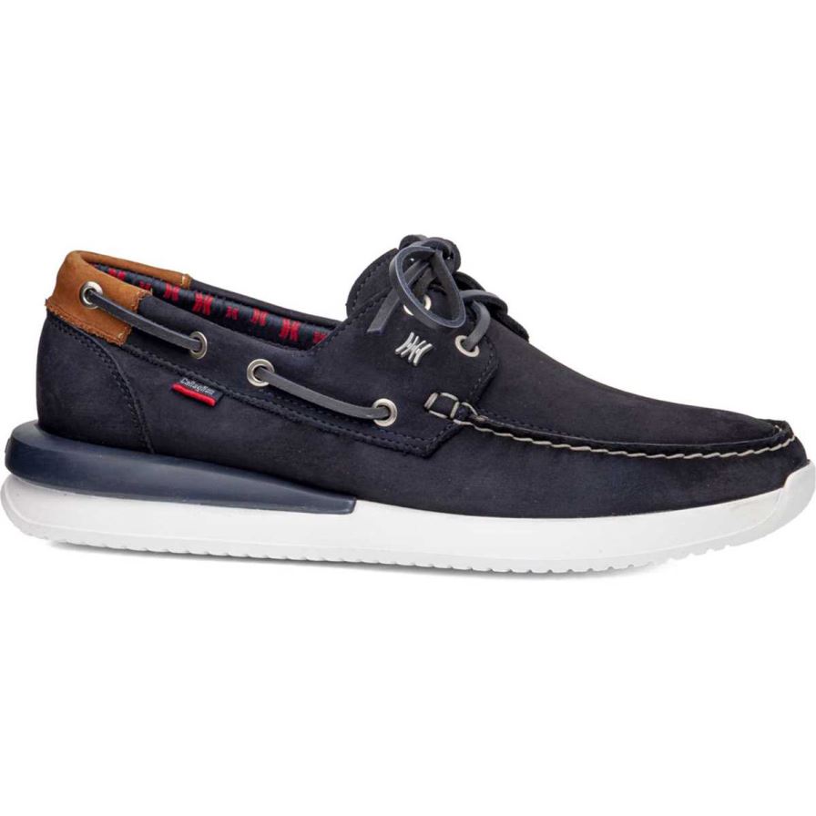 Callaghan 52100 Moses Men's Boat Shoes Navy | JCEHTO