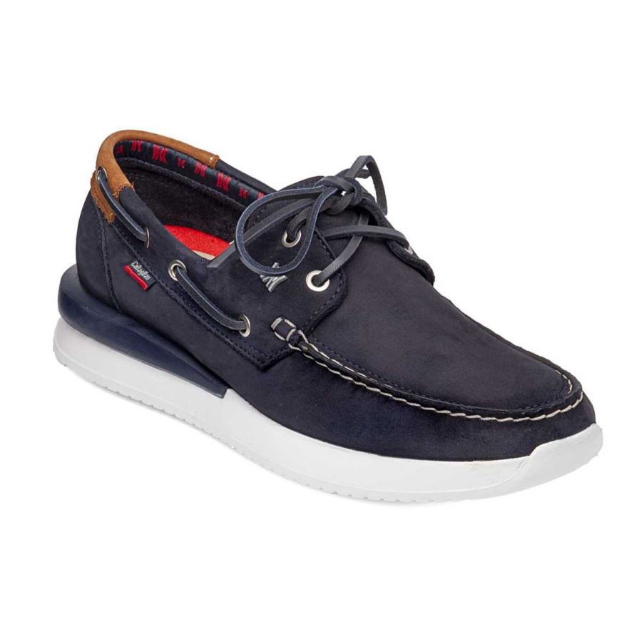 Callaghan 52100 Moses Men\'s Boat Shoes Navy | JCEHTO