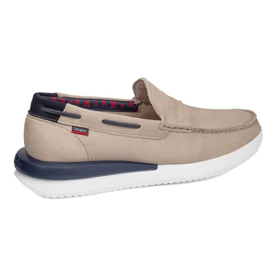 Callaghan 52101 Moses Men's Loafers Beige | RKCZFJ
