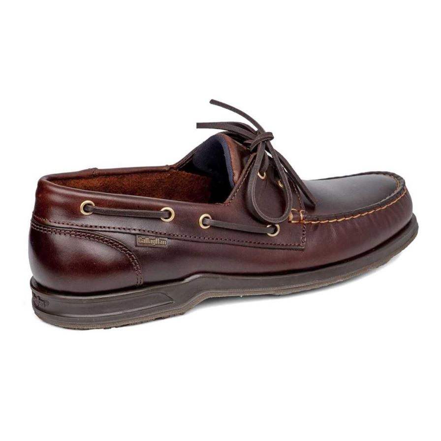 Callaghan 53205 Sea-Walker Men's Boat Shoes Burgundy | MAQIGP