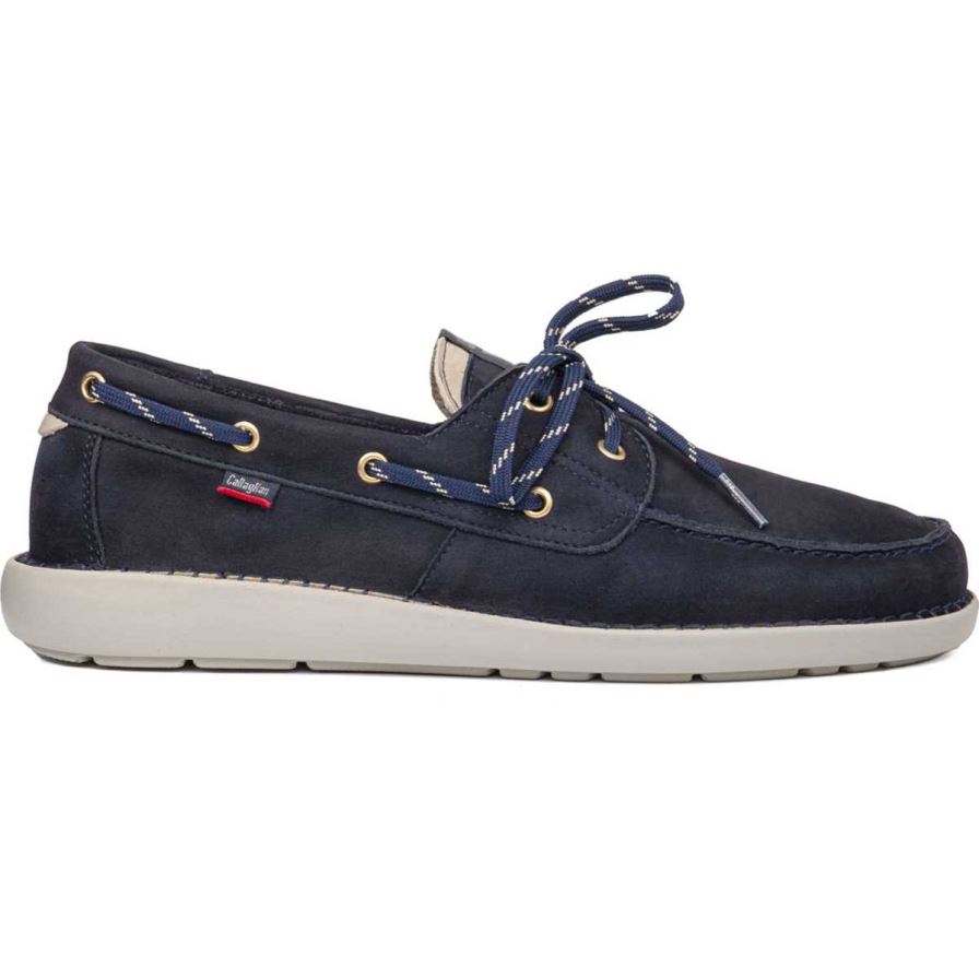 Callaghan 53400 Abner Men's Boat Shoes Navy | SIRPVU