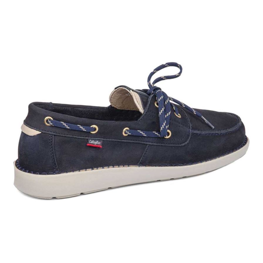 Callaghan 53400 Abner Men's Boat Shoes Navy | SIRPVU