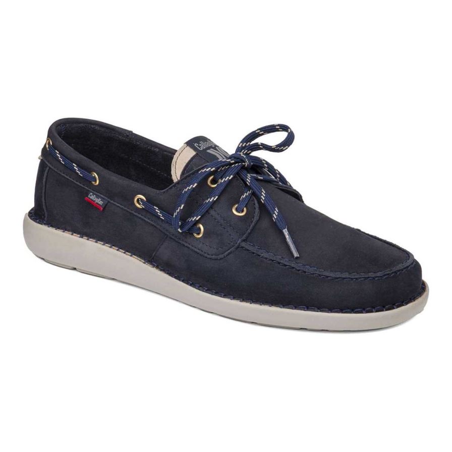 Callaghan 53400 Abner Men\'s Boat Shoes Navy | SIRPVU