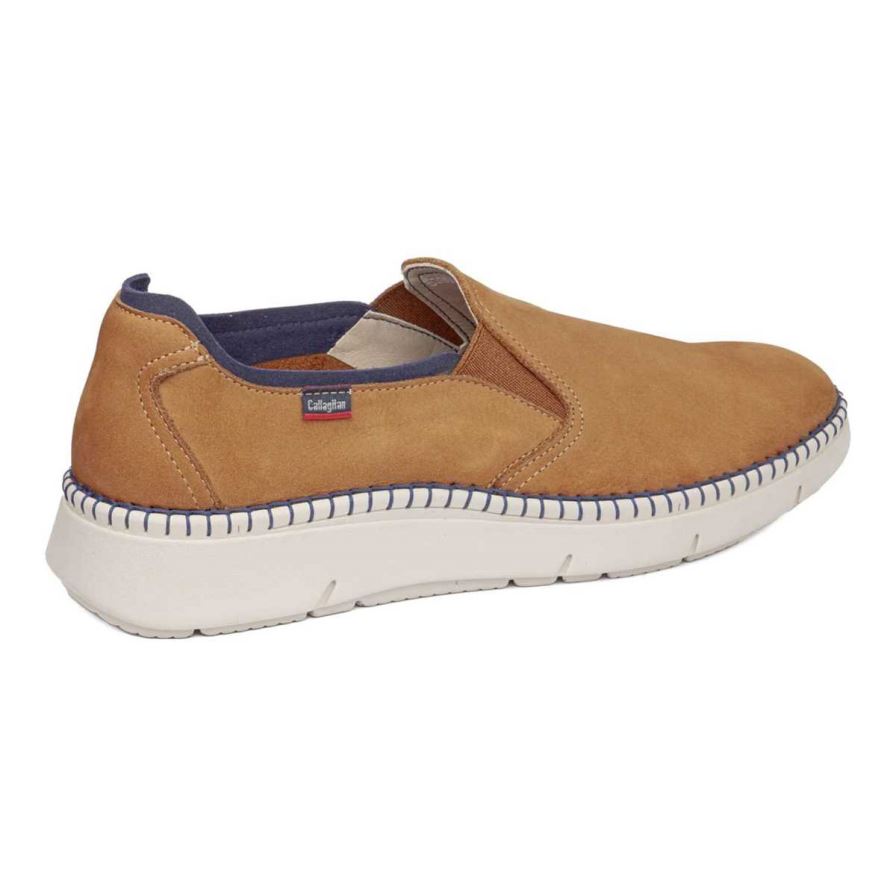 Callaghan 53501 Circular Men's Loafers Brown | VERYOK