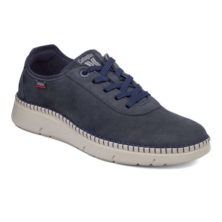 Callaghan 53502 Circular Men\'s Casual Shoes Navy | VAPQKC