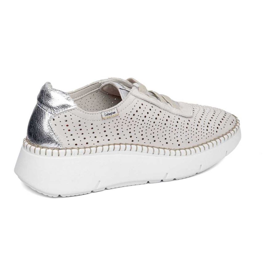 Callaghan 53600 Circular Sra. Women's Platform Shoes White | JKOHTL