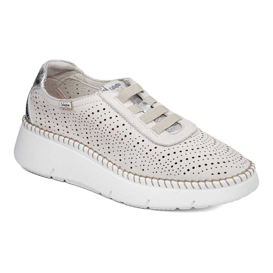 Callaghan 53600 Circular Sra. Women\'s Platform Shoes White | JKOHTL