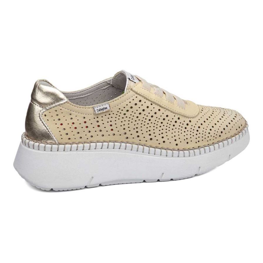 Callaghan 53600 Circular Sra. Women's Platform Shoes Yellow | VQFROS