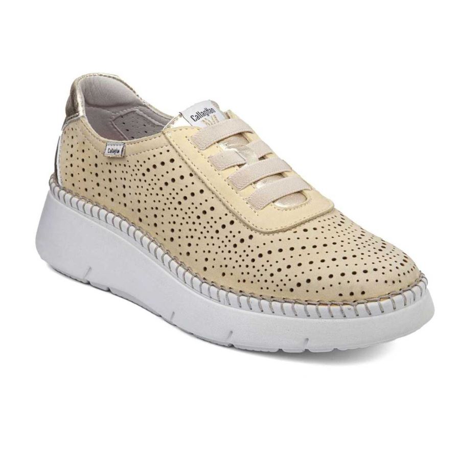 Callaghan 53600 Circular Sra. Women\'s Platform Shoes Yellow | VQFROS