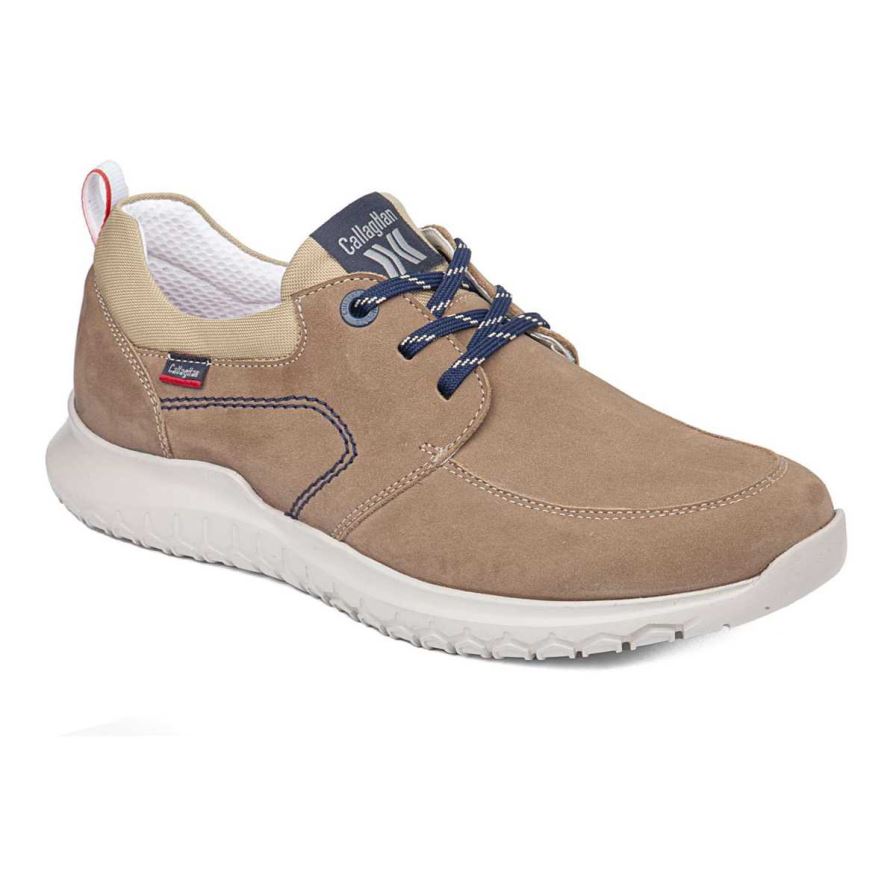 Callaghan 53700 Suv Marine Cro Men\'s Lace Up Shoes Beige | QFDXMY