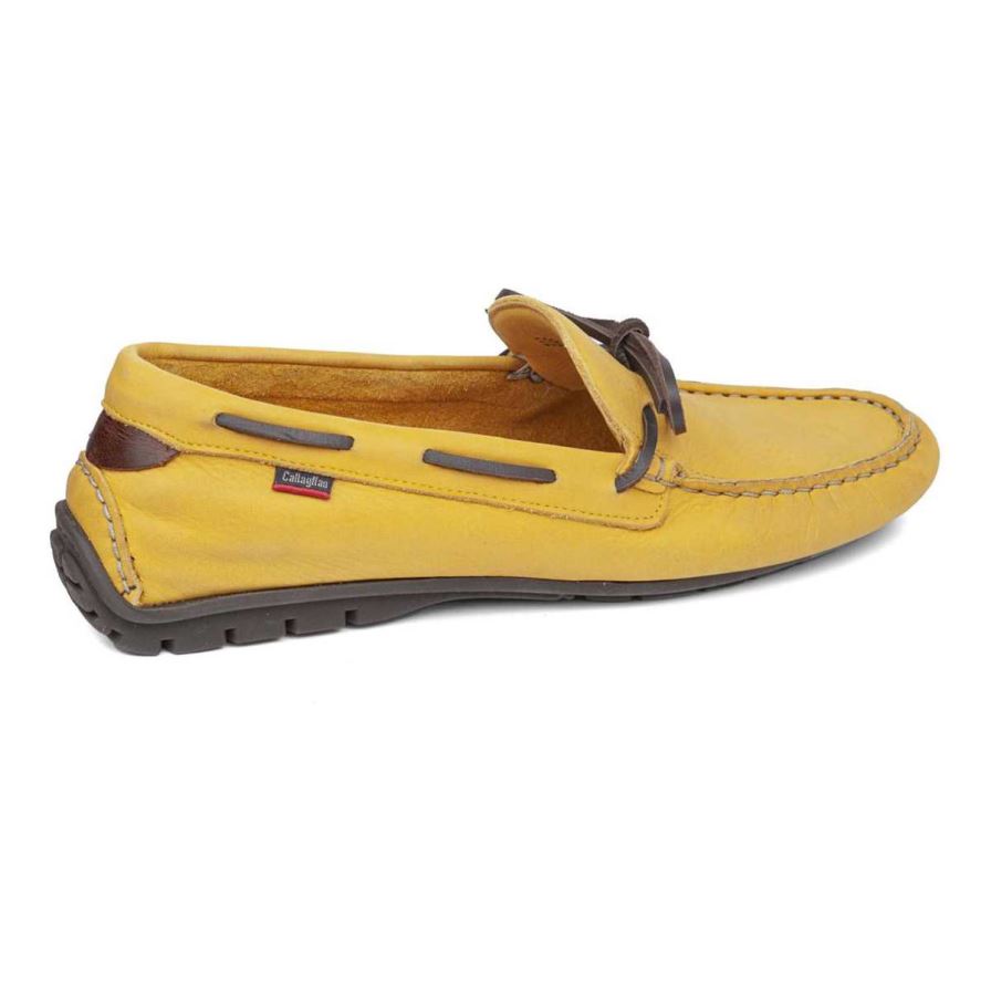 Callaghan 53901 Bitron Men's Loafers Yellow | XCUYOZ