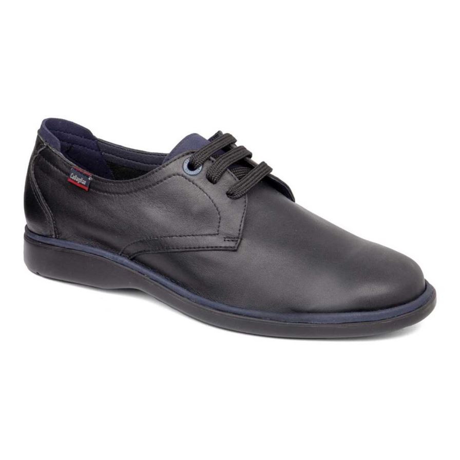 Callaghan 54500 Barak Men\'s Dress Shoes Black | JEINVO