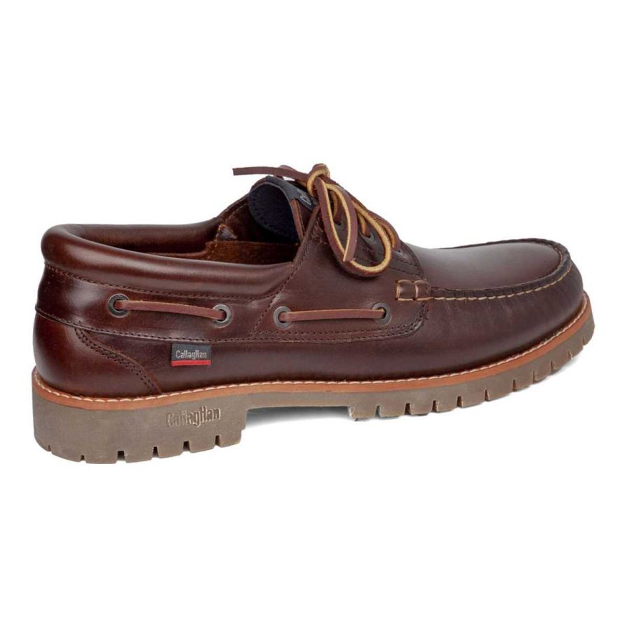 Callaghan 86400 Tanke Men's Boat Shoes Brown | VHXQEP