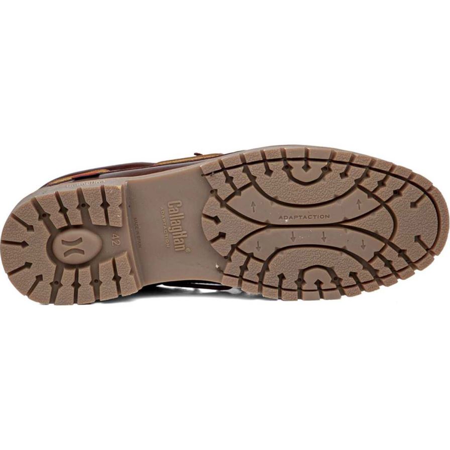Callaghan 86400 Tanke Men's Boat Shoes Brown | VHXQEP